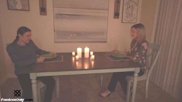 Couple celebrate their anniversary at home